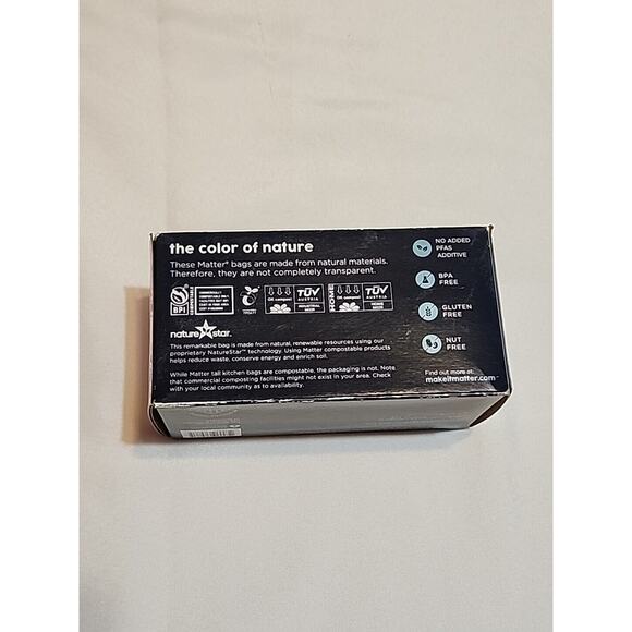 Matter Compostable Food Scrap 3 Gallon Bags 25 ct Non-Scented Split Resistant - Picture 4 of 8